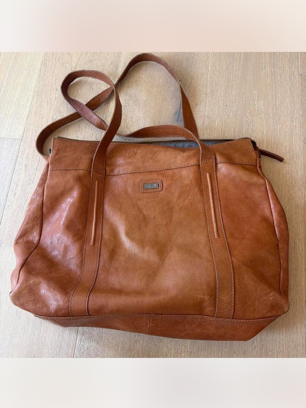 Spikes and Sparrow large leather tote - Picture 1 of 6